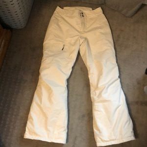 Columbia white snow pants